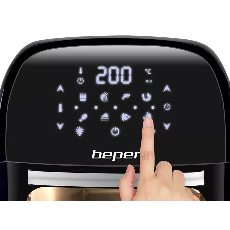 Hot air fryer Beper P101FRI012 12 L 1800 W Black