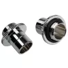 Adapter BitsPower TA-GMALP1622-GS — computer cooling system adapter, silver, 1/4 inch thread, pack of 2