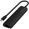 Satechi 7-w-1 USB-C Slim Multiport Adapter Ethernet (USB-C PD, 2x USB-A, HDMI 4K, Ethernet, czytnik kart micro/SD) (Black)