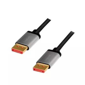 DisplayPort cable LogiLink CDA0105 2 m Black Grey