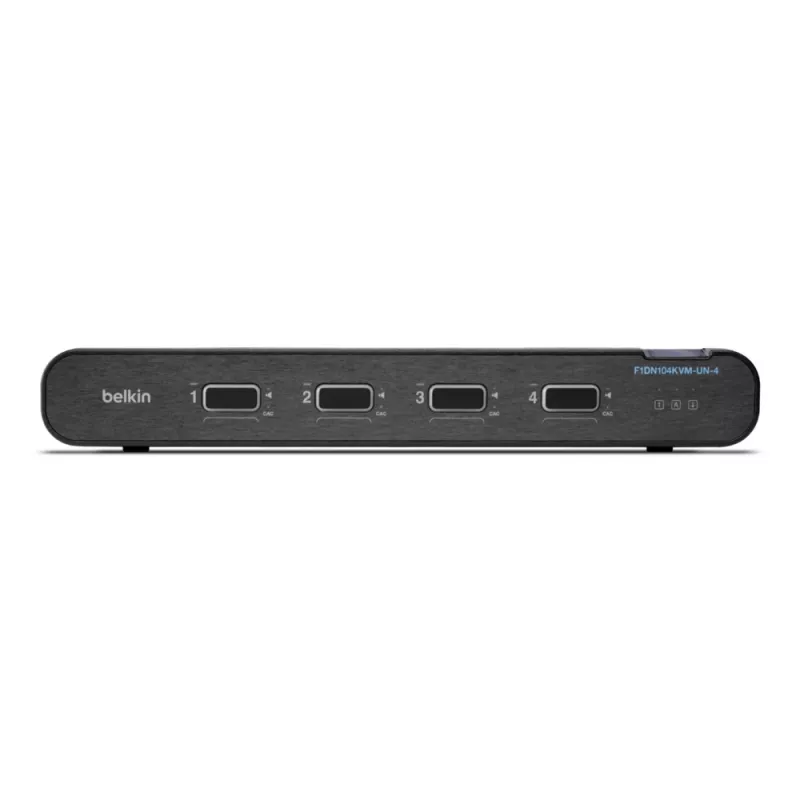 Belkin 4P Sngl Head DP/HDMI to DP/HDMI Video Secure DT Kvm Switch PP4.0 (F1DN104KVM-UN-4)