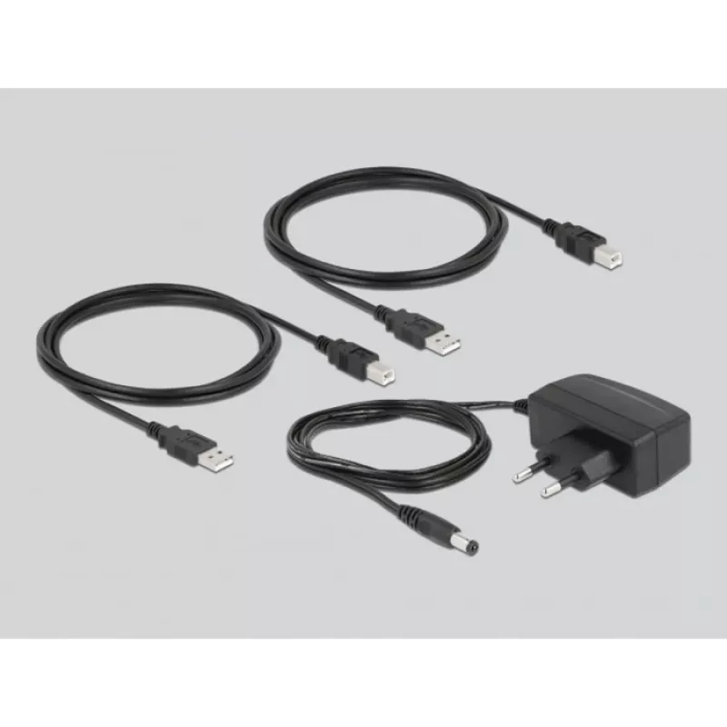 DeLOCK 11494 computer data switch Black USB Type-A Type-B 0.48 Gbit/s