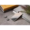 Phone case man and wood for iPhone XS Max — gray suit, black