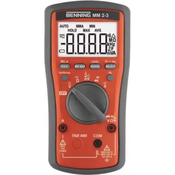 Benning MM 2-3 Hand-Multimeter digital CAT II 1000 V, CAT III 600 V, CAT IV 300 V Display (Counts): 6000 (044693)