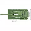 Building set Cobi IS-2 model, World War II tank, 130 pieces, recommended age 6+
