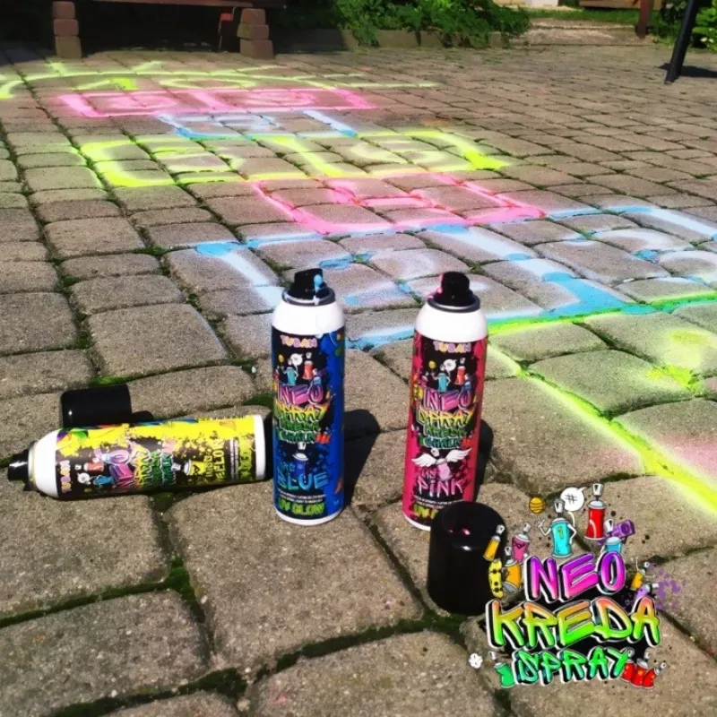 Tuban NEO CHALK SPRAY YELLOW 150 ml Writing colours Yellow