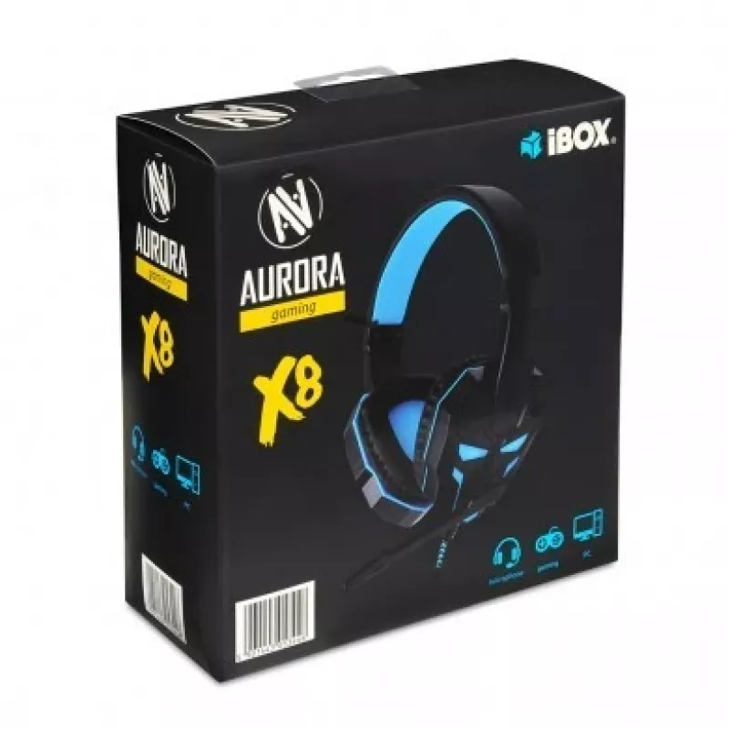 IBOX X8 GAMING SHPIX8MV Kopfhrer (black) (SHPIX8MV)