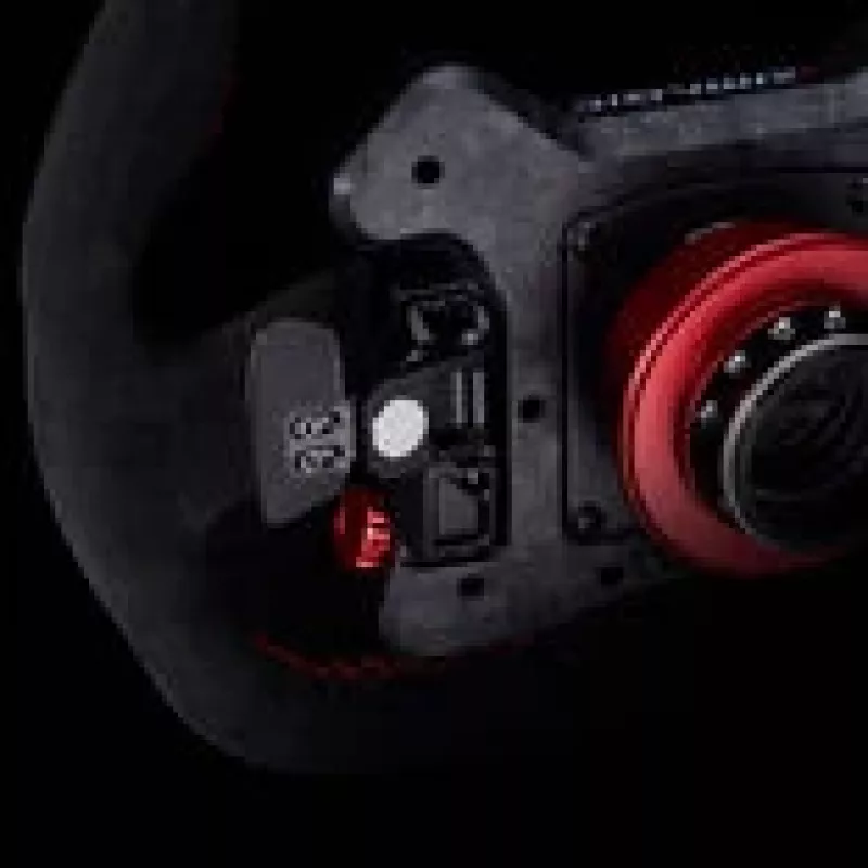 Shift paddle module Simagic S409 black — modular paddle add-on for Simagic wheels