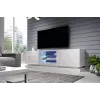 Cama TV cabinet QIU 200 MDF white gloss/white gloss