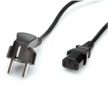 Power cable ROLINE 19.08.1014 Black 3 m CEE 7/7 C13 coupler