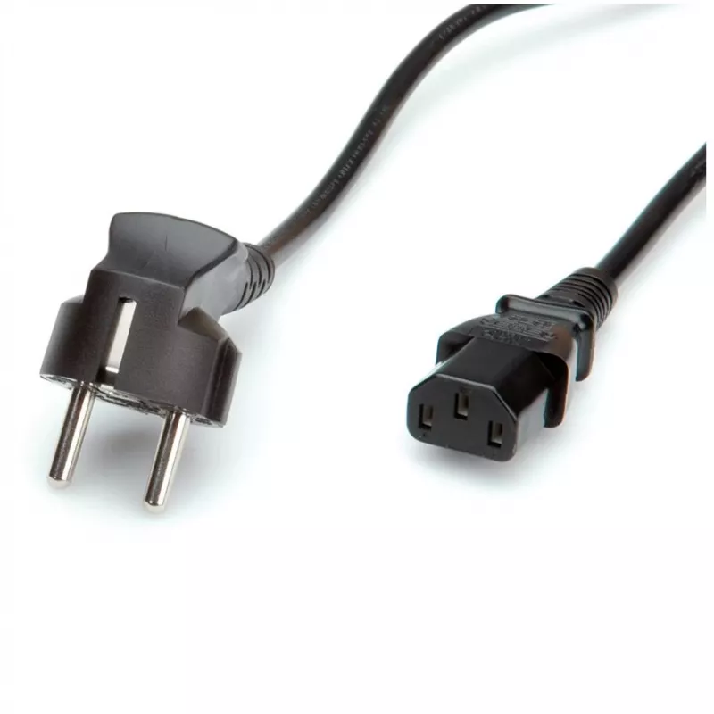 Power cable ROLINE 19.08.1014 Black 3 m CEE 7/7 C13 coupler