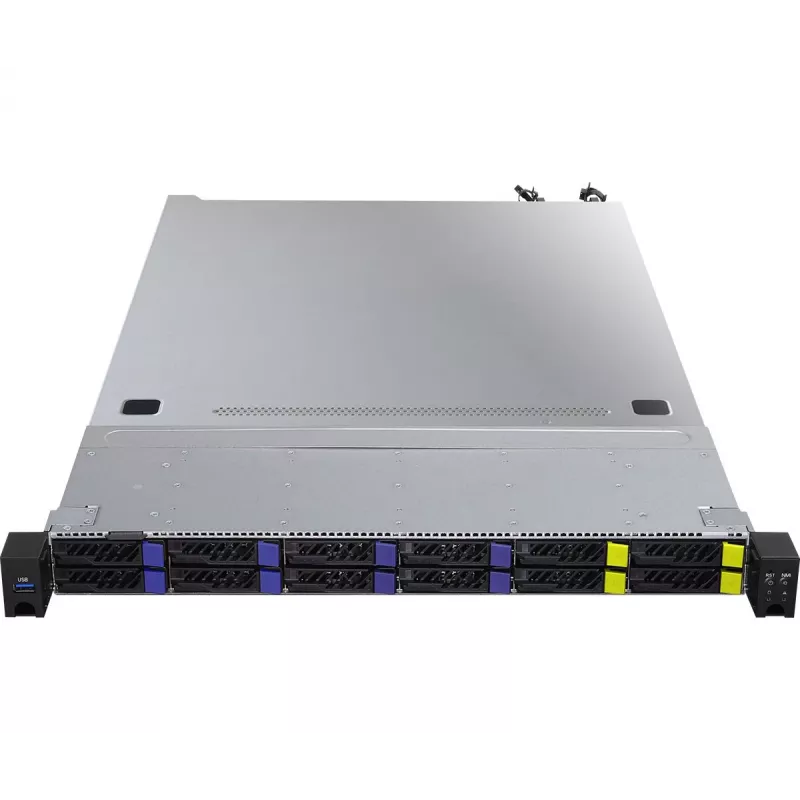 ASRock 1U8S4E-GENOA/2T server barebone SoC socket SP5 (LGA 6096) Rack (1U)