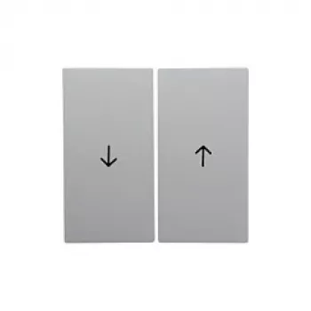 Wall plate / switch cover berker 16251909, white, plastic, screwless, single-gang