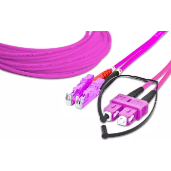 Lightwin High Quality Duplex LWL Patch Cable - MM OM4 - LSH - SC (LDP-50 LSH-SC 2.0 OM4)