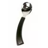 Curved spoon for left-handed users