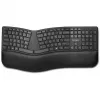 Kensington ProFit Ergo Wireless Keyboard FR, Full-size (100%), Wired & Wireless, RF Wireless + USB, AZERTY, Black