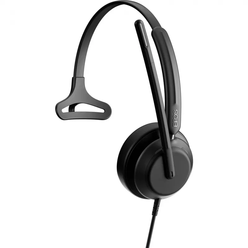Epos IMPACT 730T, Mono-Headset, Wired MS Teams Certified, 3 Digital Microphones, Super-Wideband-Technology