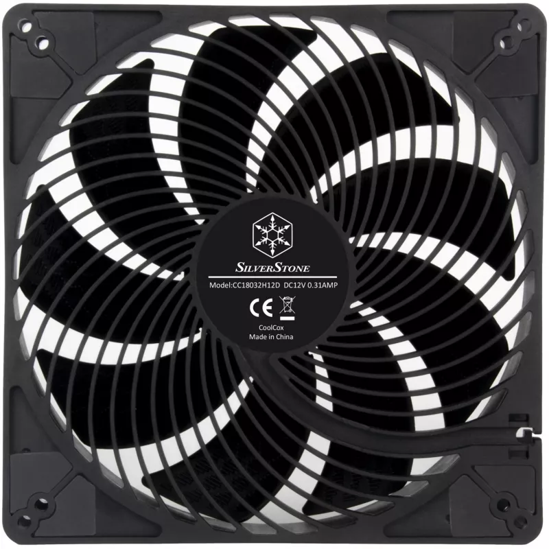 SilverStone SST-AP184i-PRO 180mm Case Fan Black