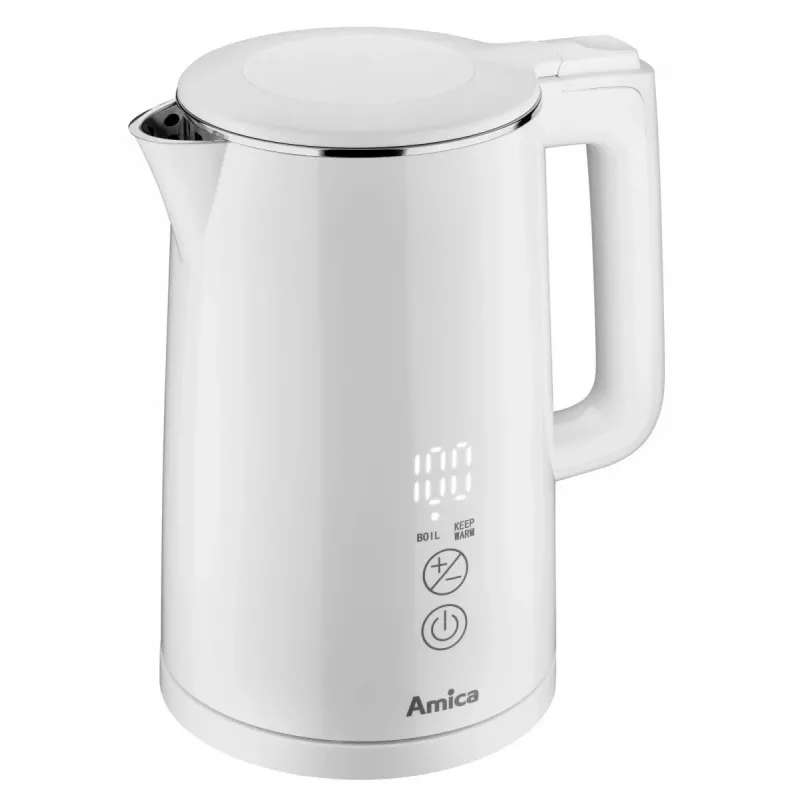 Electric kettle AMICA 1.5L 2200W Silver
