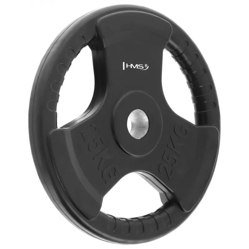 Olympic Size Rubberised Weight Plate 25 KG Hms TOK25