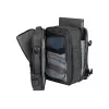 Outdoor backpack NATEC NTO-2116 frameless polyester black 330×240×440 mm with tablet compartment and 10 pockets