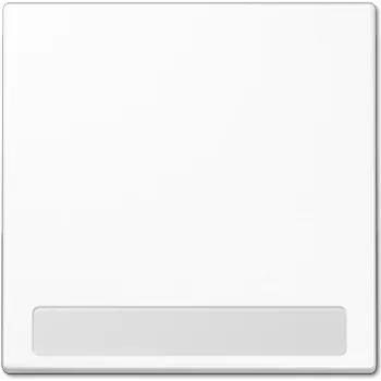 Wall switch cover plate JUNG LS 990 NA WW — white finish