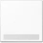 Wall switch cover plate JUNG LS 990 NA WW — white finish