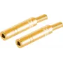 ShiverPeaks BS50800-G2 Wire Connector 6.3 mm Gold Female 2 pcs