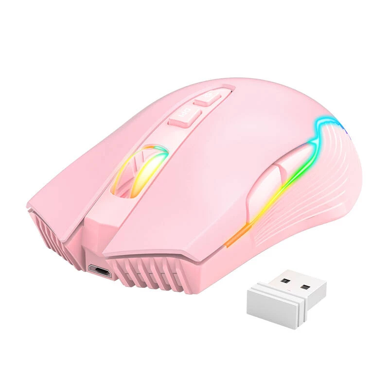 Gaming Mouse Onikuma CW905 Pink 2.4G Wireless