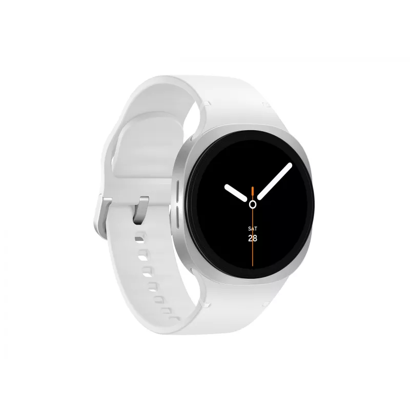 Samsung Galaxy Watch 8 3.3 cm (1.3 inch) AMOLED 40 mm Digital 438 x 438 pixels Touchscreen 4G Silver Wi-Fi GPS (satellite)