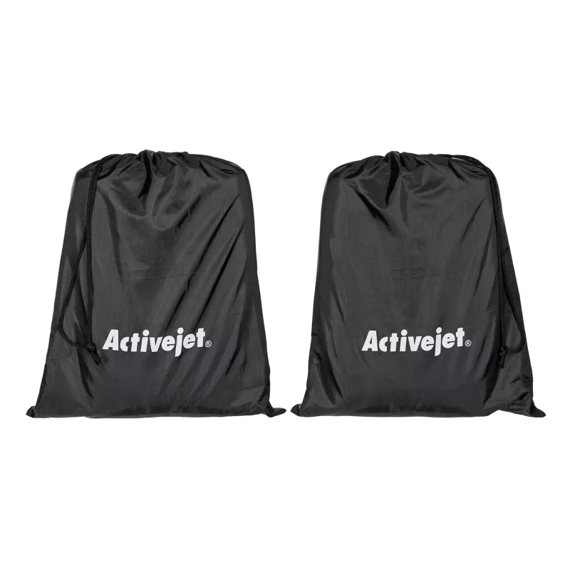 Lymphatic compression massager for legs ActiveJet ACM-PLUS-A1 L — battery 25 W, built-in battery, 380×1020×60 mm, black