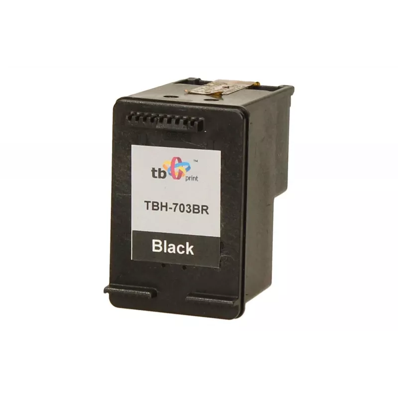 Print, Cartucce, Ink HP DJ D730/F735 Black remanufactured TBH-703BR (HP Nr. 703 CD887AE)