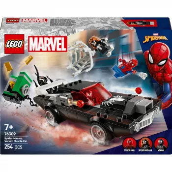 Building set LEGO Marvel Super Heroes Spider-Man vs. Venom Muscle Car 76309 — 254 pieces, 3 minifigures, age 7+