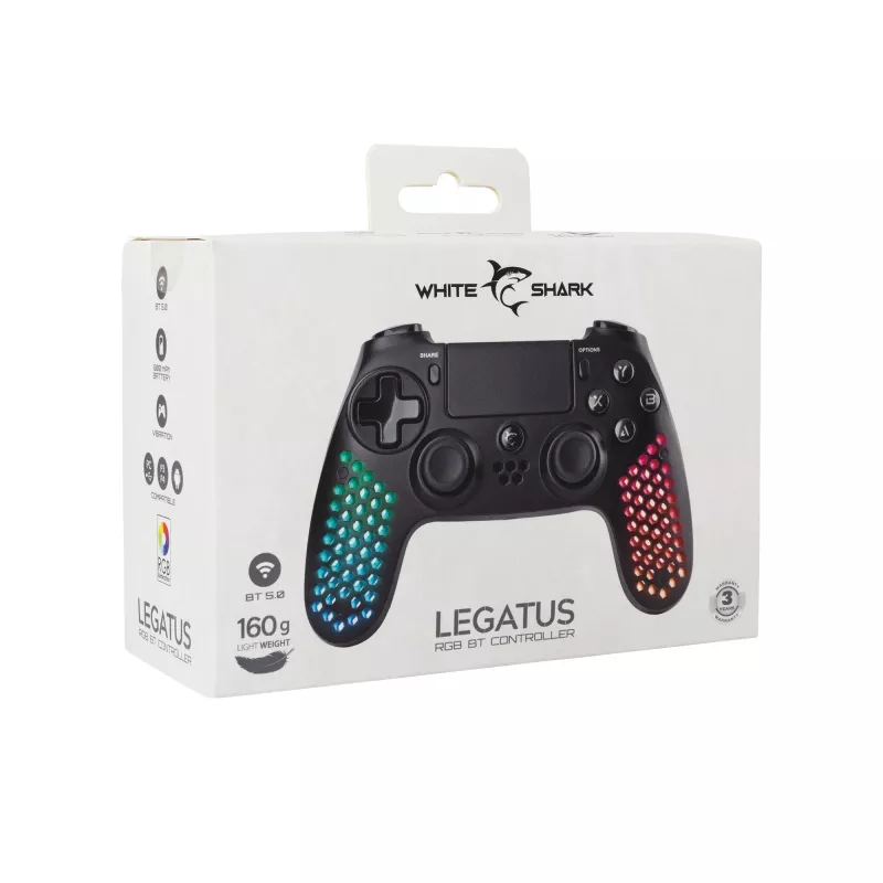 Wired USB Gamepad White Shark GPW-4009 — ergonomic design, wired connection