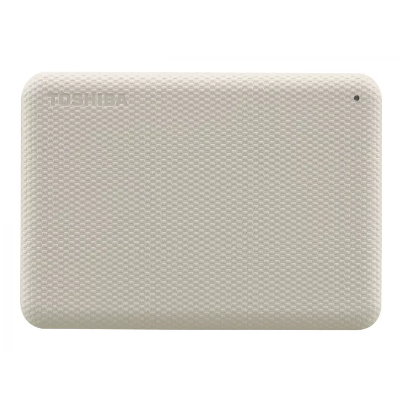 Toshiba Canvio Advance - Festplatte - 4 TB - extern (tragbar) - 2.5 (6.4 cm) - USB 3.2 Gen 1 - hellbeige