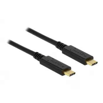 USB Cable DeLOCK 83325 USB 2.0 3m USB C Black