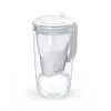 Water filter jug BRITA Glass+1 Maxtra Pro grey, 2.4 L total / 1.5 L filtered, Maxtra Pro PP filter