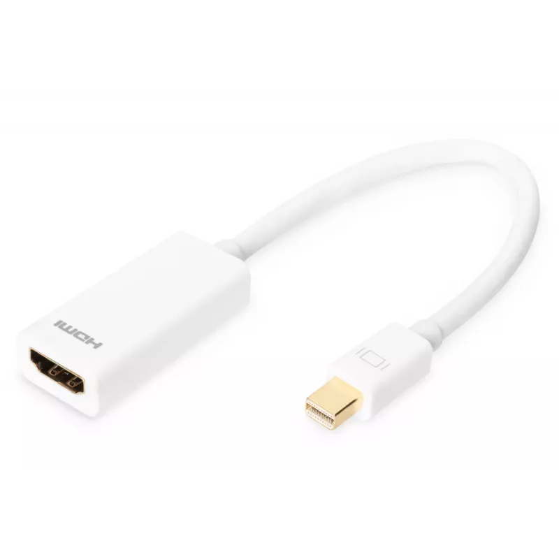DisplayPort Adapter Cable Digitus Mini DP to HDMI Type A