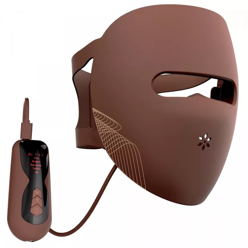 Garett Beauty Skin Ritual Face & Neck LED mask, brown