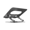 Laptop stand Unitek OT180SL01 Aluminium for 25.4–40.6 cm (10 inch–16 inch) screens, 360° swivel, 0–180° tilt