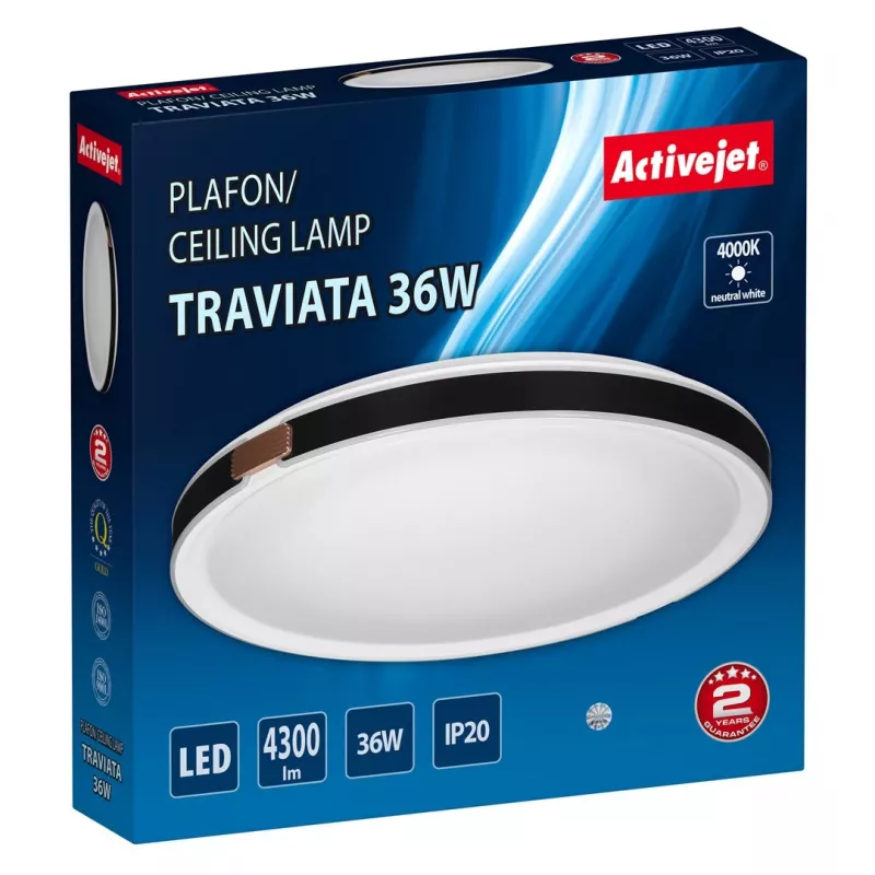 Activejet AJE-TRAVIATA LED ceiling light 36W
