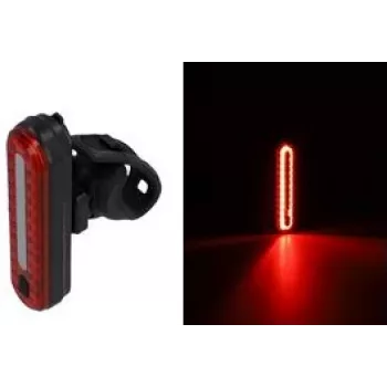 Bicycle Battery LED Brake Light FISCHER Model 50641 with 50 LEDs, battery-powered rear safety light