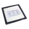 DEMCiflex dust filter 140mm, square - black/White