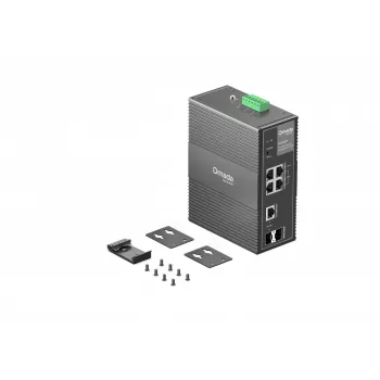 TP-Link IES206GPP network switch Managed Gigabit Ethernet (10/100/1000) Power over Ethernet (PoE) Black