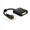 Video Cable Adapter DeLOCK 62639 Mini DisplayPort to DVI-I 0.25m Black