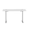 Adjustable Height Table Up Up Bjorn Gray, Table top L White