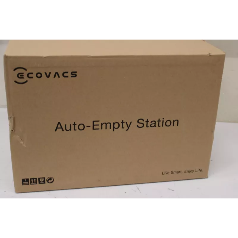 Auto-Empty Station Ecovacs CH1918 for OZMO T8 N8 T9 — White, includes 2 dust bags