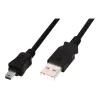 Connection cable USB A / miniUSB B M/M 1 m black