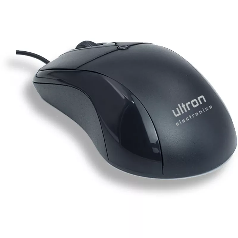 Ultron UMC-200 wired keyboard and mouse set, black