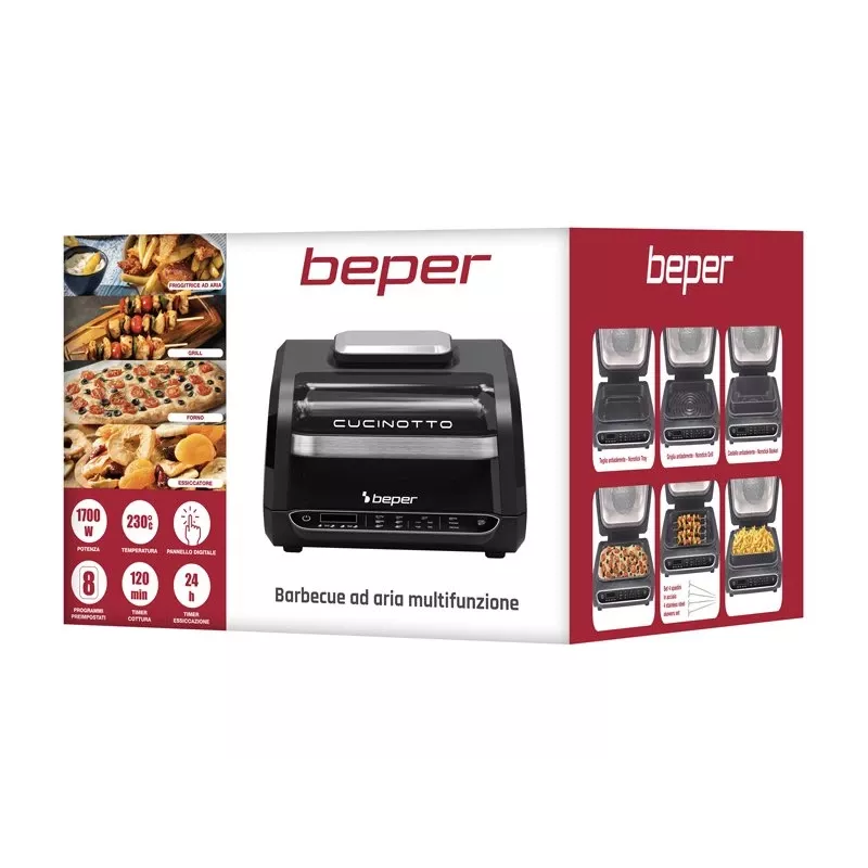 Electric fryer Beper P101FRI080 800W 2L – compact tabletop deep fryer